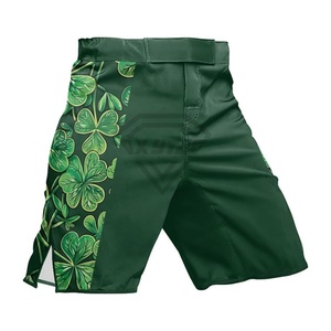 กางเกง MMA แห้งเร็ว สวมใส่สบาย น้ำหนักเบา ระบายอากาศได้ดี แบบยูนิเซ็กซ์ ลายเรียบ ด้านหน้า กางเกง MMA ยืดได้สี่ทิศทาง - Product Image 5