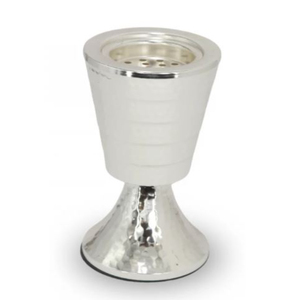 Brûleur Bakhoor décoratif pour la maison et le bureau Meilleure vente Porte-encens Mabkhara en métal argenté Brûleur de parfum décoratif moderne - Product Image 2