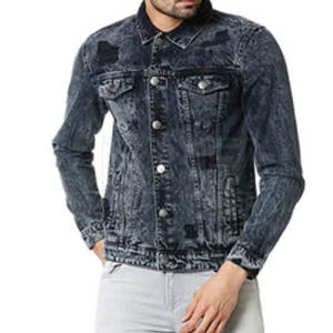 Veste en jean sur mesure pour hommes, disponible en différents styles, tailles et couleurs pour la vente en gros - Product Image 5