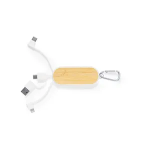 Cable Cargador USB Personalizado Abby, Artículos Promocionales Ecológicos - Product Image 1