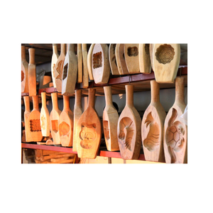 Best Sale 2025 Traditional Wooden Carving Mooncake Mold Natural Wood Banking Mold for Making Cake Decoration Cake Tool - Product Image 4