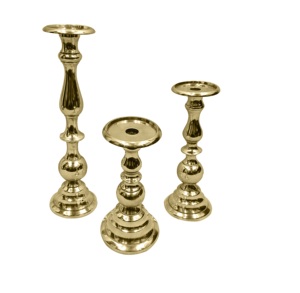 ที่วางเทียนพร้อมขาตั้งชุบทองเหลืองใหม่ล่าสุดเหมาะสำหรับการตกแต่งร้านอาหารและงานเลี้ยงวันเกิด - Product Image 1