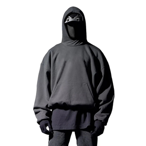 100% algodón nuevo estilo personalizar calle jurar Unisex de gran tamaño suelto Terry de talla grande sudaderas con capucha estampadas para hombre - Product Image 1