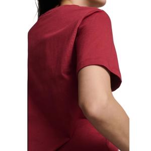 Camiseta de Algodón 100% para Mujer, Color Sólido, Logotipo Personalizado, 160 GSM, Cuello Redondo, Corte Regular, Estilo Casual, Ropa de Verano, Comprimida, Venta al Por Mayor - Product Image 4