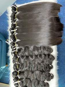 Paquetes de cabello humano vietnamita 100% natural alineado con cutícula, venta al por mayor, virgen, camboyano crudo, 10 "-50", tipo de cabello peruano, precio barato - Product Image 2