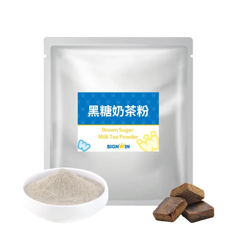 Brauner Zucker Milchtee Pulver Taiwan klassischer Milchtee für Blase-Tee-Shop Pulver Getränk-Mix einfache Anweisungen