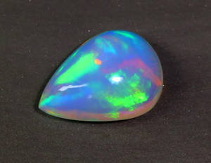 อัญมณีโอปอลทรงหลวมรูปหยดน้ำตาโอปอลแบบเปลวเพลิงหลากสี - Product Image 4