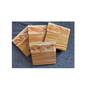 Posavasos de resina epoxi y madera únicos, producto de diseño exclusivo de UF INTERNATIONAL - Product Image 6
