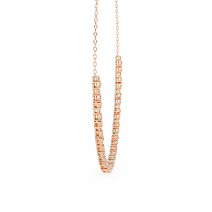 Magnifique collier pour femme en or 18 carats avec diamants de laboratoire - Product Image 2