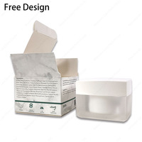 Boîte de papier concentré pliable de 5ml 7ml 9ml boîtes de pot de concentré d'impression personnalisée boîtes d'emballage vides en papier couché à bout rabattable