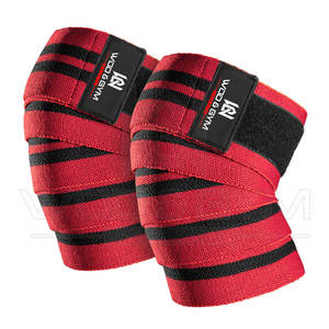 Enveloppes de genou professionnelles Heavy Duty Fitness Genou Wraps Haltérophilie Powerlifting Compression Genou Support Wrap Produits Offre Spéciale - Product Image 1