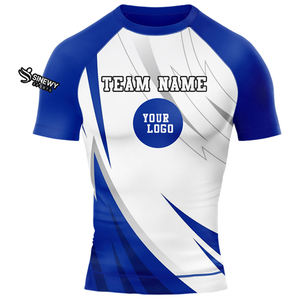 Rash guards de haute qualité hommes Fitness maillots de bain imprimés à manches courtes Mma Rashguard - Product Image 6