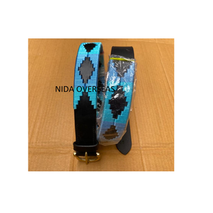 Cinturón de Cuero Argentino NIDA de Primera Calidad, Teñido en Tambor (D.D.), Hecho a Mano, con Hebilla de Latón, Color/Tamaño Personalizable - Product Image 1