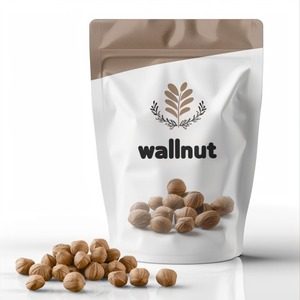 Emballage noir mat refermable pochette debout emballage en feuille d'aluminium sac à fermeture éclair Doypack Mylar stockage sacs de noix - Product Image 2