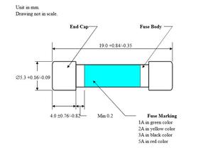 Предохранитель 10А 240 В BS1362 6x25 мм Оригинальный Новый керамический Быстрый выдувной предохранитель - Product Image 5