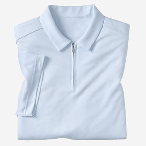 Ropa de Golf para Hombre OEM al por Mayor, Uniforme Deportivo con Logotipo, Camisetas de Golf de Poliéster, Polo con Cierre - Product Image 3