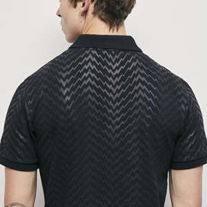 เสื้อโปโลลำลองผู้ชายไซส์พิเศษเสื้อกีฬาระบายอากาศแขนสั้นเสื้อโปโลผ้าฝ้ายโพลีเอสเตอร์ - Product Image 5