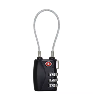 Candado de Cable de Alta Calidad – Candado de Seguridad con Combinación de 3 Dígitos para Equipaje, Maleta y Mochila - Product Image 1