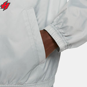 Survêtement personnalisé à couleurs bloquées coupe et couture pour homme coupe-vent veste à fermeture éclair et jogging ensemble Patchwork Survêtement en nylon pour hommes - Product Image 4