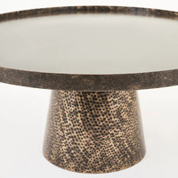 Table basse de salon moderne, simple et luxueuse, petite et grande table d'appoint ronde en acier inoxydable