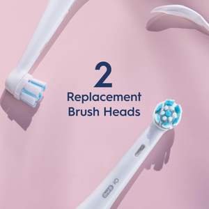 Têtes de brosse de rechange Oral-B iO Series Gentle Care pour brosse à dents électrique Oral-B, lot de 2, blanc - Product Image 5