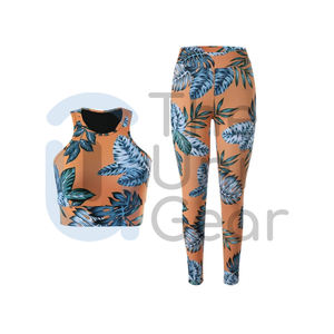 Conjunto de ropa deportiva de gimnasio de alta demanda para mujer, Sujetador deportivo personalizado de alta calidad, mallas, chándal de Yoga para entrenamientos de Fitness, patrón sólido - Product Image 3