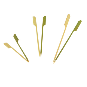 ไม้ไผ่เสียบพิมพ์แบบกำหนดเอง-Teppo/ธง/ปืน/กอล์ฟรูปทรงบาร์บีคิวพร้อมโลโก้ - Product Image 4