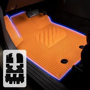 Ensemble complet de 6 tapis de protection en PVC pour Ford Explorer 7 places au Vietnam Accessoire de position au sol - Product Image 1