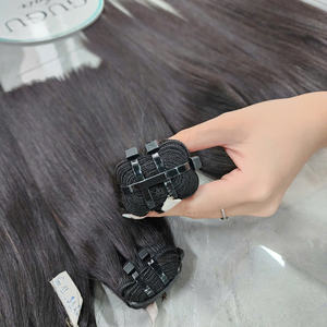 Paquetes de cabello humano virgen de doble estiramiento Extensión recta de grado 11A Paquetes de cabello liso de hueso 100% Proveedores Cutícula cruda alineada - Product Image 3