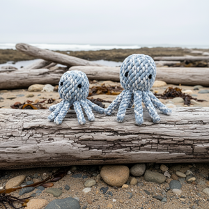 Jouet à mâcher pour animaux de compagnie Kai the Octopus, nouvelle version, jouet en corde - Product Image 4