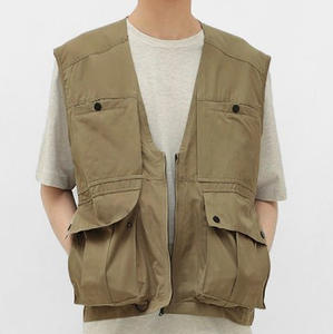 Chaleco utilitario multibolsillo de lujo de alta calidad para hombre, hecho a medida, talla grande, logotipo personalizado, servicio OEM en color - Product Image 4