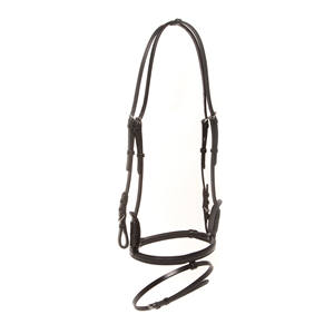 Brida ecuestre de cuero básico de nuevo estilo con bandas nasales dobles Productos para caballos de equitación indios combinados Noseband en venta - Product Image 6