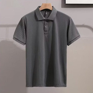 Oem customized Ice silk <b>polo</b> <b>shirt</b> men's new fashion trend short-sleeved - Product Image 3