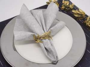 Ronds de serviette, ronds de serviette en rotin, ronds de serviette en osier, décor de table - Product Image 4