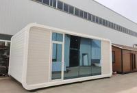 Cabine modulaire haut de gamme Apple, maison préfabriquée, cabine portable, usage commercial, hôtels, stations balnéaires, luxe moderne