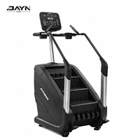 Simulateur d'escalade à cadre renforcé stable, avec plusieurs programmes prédéfinis, pour entraînement cardio en intérieur, idéal pour la maison et les studios d'entraînement professionnels