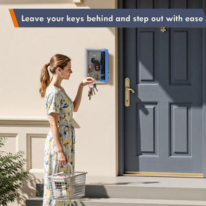 WeHere Key Lock Box Montado en la pared, Smart Key Safe, Digital Key Cabinet, Gran Almacenamiento de llaves de seguridad para casa, oficina - Product Image 5