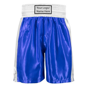 Pantalones Cortos de Muay Thai Personalizados con Logotipo, Satinados y Brillantes, con Cordón Ajustable, de Alta Calidad - Product Image 1