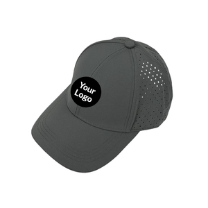Customizable High Performance <b>Waterproof</b> Golf <b>Hat</b> Laser Cut Holes Cap Custom Logo Adjustable Metal Buckle Bulk Provide Vietnam - Product Image 1