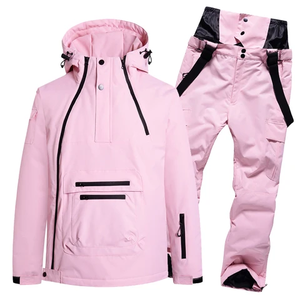 แจ็กเก็ตสกี100% โพลีเอสเตอร์ผ้านิ่มระบายอากาศได้ดีแห้งเร็วสำหรับฤดูหนาวเล่นสกี - Product Image 3