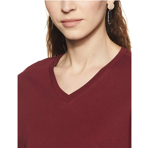 T-shirt à manches courtes col rond personnalisé pour femmes impression de haute qualité tricoté écologique grande taille décontracté respirant mince - Product Image 5