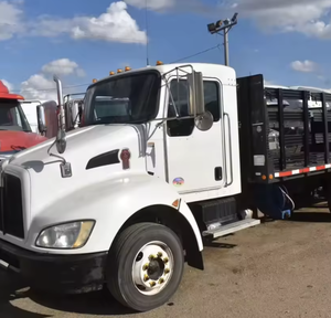 Best!! Powerful Drive Used 2014 KenworthH T170 16 ft Flatbed <b>Truck</b> - 260HP, Automatic, Liftgate LHD Fast Dispatch - Product Image 2