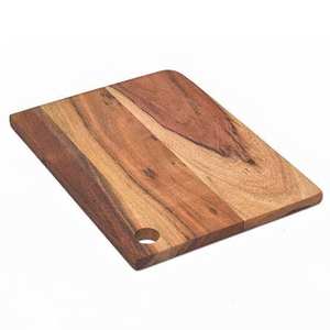 Planche à découper en bois d'acacia de forme rectangulaire tendance - Produits d'ameublement de cuisine - Product Image 1