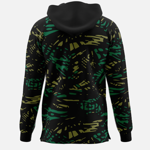 Customized Logo <b>Long</b> Sleeve Knitted Lined Plaid Sublimation Waterproof Fishing Sun Hoodie UPF50+ Fishing Sun Protection Hoodie - Product Image 4