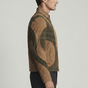 Men Casual <b>Suede</b> <b>Leather</b> <b>Jacket</b> Made From Premium Genuine <b>Suede</b> Featuring Durable Stitching Functional Pockets - Product Image 6