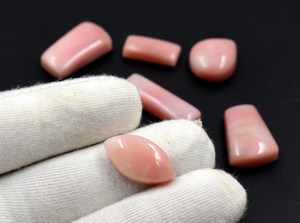 AAA สีชมพูโอปอล cabochons ธรรมชาติแฟนซี, มาก7ชิ้นสำหรับการทำเครื่องประดับ, งานฝีมือ DIY, ฝาและลวดห่อ - Product Image 4