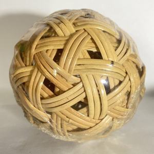 Boule de takraw en rotin tissé de qualité d'exportation professionnelle balle de sport faite à la main en rotin naturel - Product Image 2