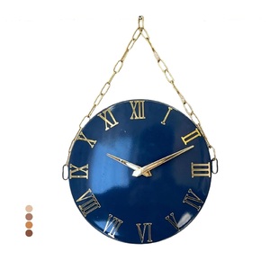 Horloge murale à chaîne et décoration de la maison pour anniversaire de mariage et autres occasions Cadeau Horloge artisanale pure - Product Image 1