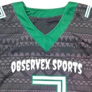 Conjunto de uniforme de fútbol americano personalizado para hombre transpirable 100% poliéster ropa de equipo de calidad única - Product Image 4