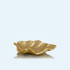 Frutero seco con diseño de hojas de la mejor calidad con chapado en oro para la decoración de la Mesa del hogar, cuenco para servir a un precio razonable - Product Image 2